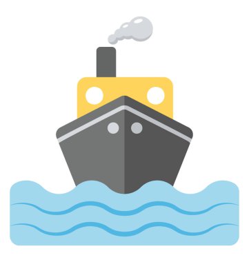 Deniz gemi gezi ve seyahat amaçlı bir denizde. 