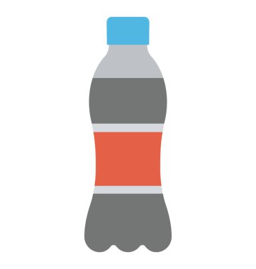 Soda içki içecek ile dolu bir şişe kap gösteriyor 