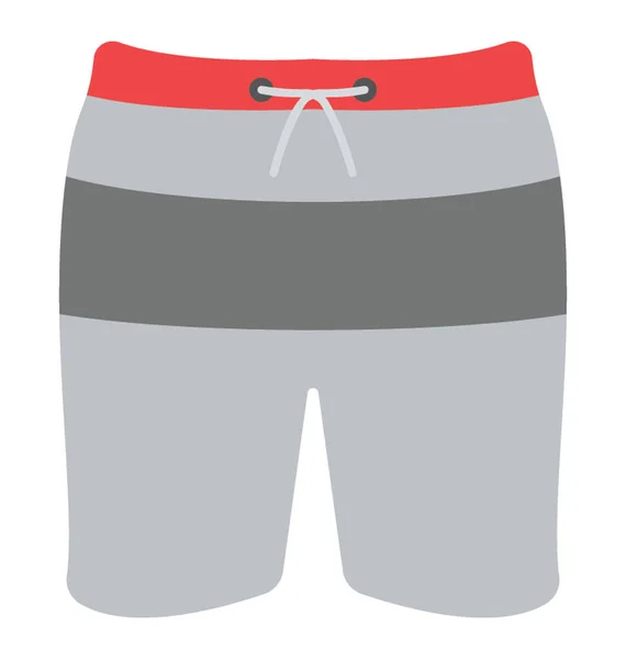 Ein Kämpfer Und Eine Sporthose Die Eine Boxerhose Darstellt — Stockvektor