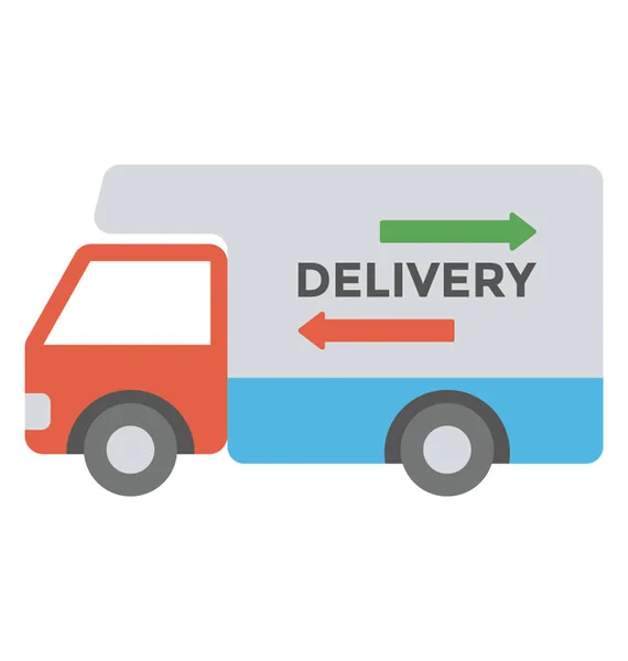 Pojazdu Używanego Prowadzenia Logistyki — Wektor stockowy