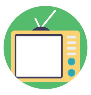 Retro tarzı Televizyon antenler ile 