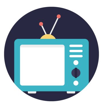 Retro tarzı Televizyon antenler ile 