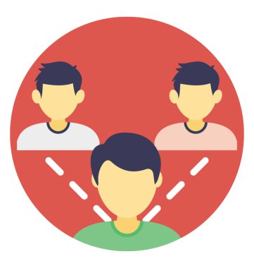 İnsanlar birbirine bağlı gösteren insanlar iletişim kavramı Grup