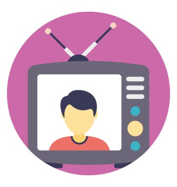 Retro tarzı Televizyon antenler ile 