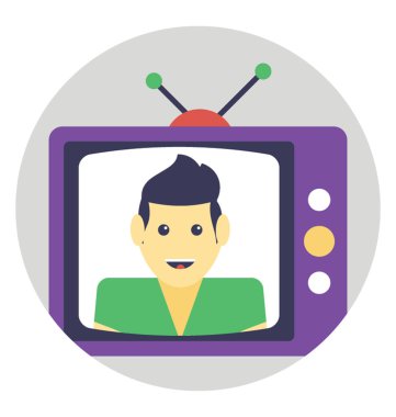 Retro tarzı Televizyon antenler ile 