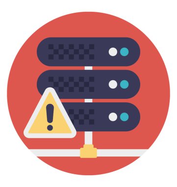 Kavramsal Web sitesi sayfa bulunamadı, sunucu hatası veya hatalı sayfa bağlantı düz simgesi 