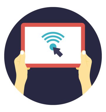 Hotpot tasarımını düz simgesi