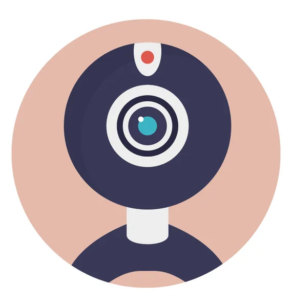 Eine Webcam Für Videochats — Stockvektor
