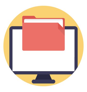 Bir belge binder ve bir klasör dosyaları yerleştirmek için 