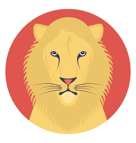 Les Lions Sont Des Chats Sociaux Vivent Groupes Appelés Fiertés — Image vectorielle