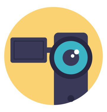 Video fotoğraf makinesi için video kayıt ve video çekim, handycam