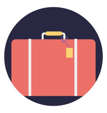 Bir office durumda, Portföy çanta renkli simge