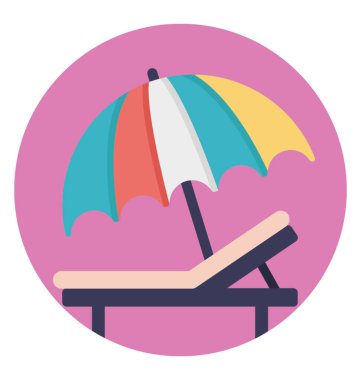 Plaj sandalyesi ve şezlong sunbathe için 