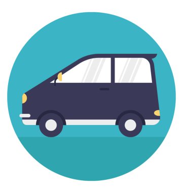 Düz simgesi tasarım taşıma jeep in