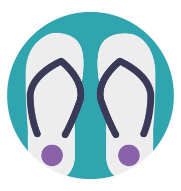 Rahat kıyafet terlik, flip flop bir çift 