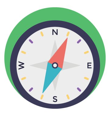 Seyahat eden bir uçuş mühendisi, pusula 