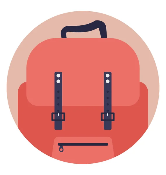 旅行中用来搬运行李的麻袋包 — 图库矢量图片