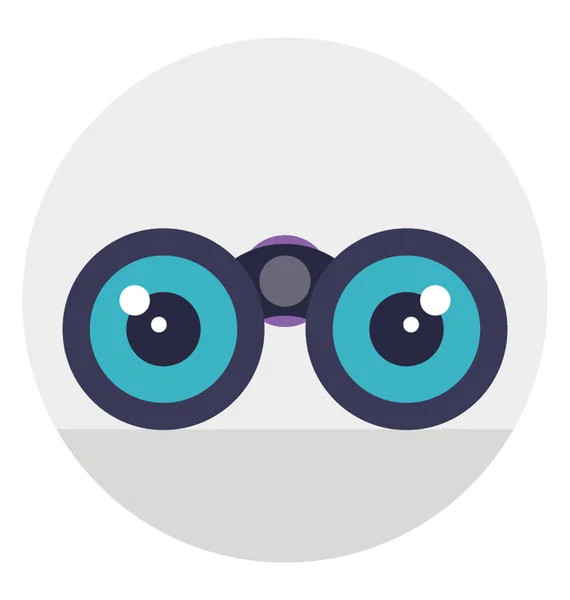 Doodle Icon Design Binoculars — Stock Vector