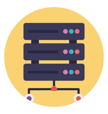 Düzenli veri kümesi, ağ sunucusu grafik görüntü 