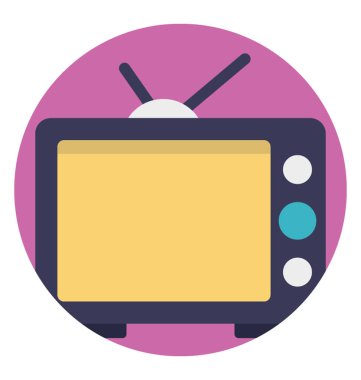 Retro tarzı Televizyon antenler ile 