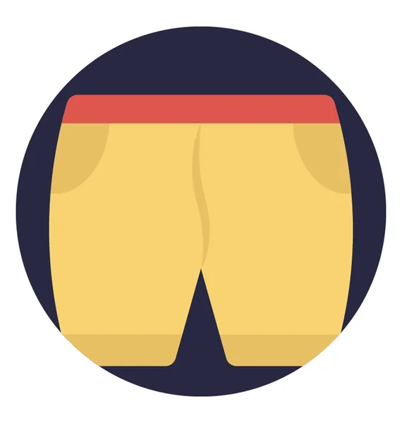 Abbigliamento Spiaggia Nuotare Pantaloncini — Vettoriale Stock