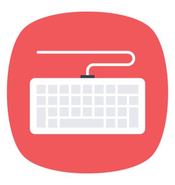 Aygıt, klavye düz simgesini yazarak