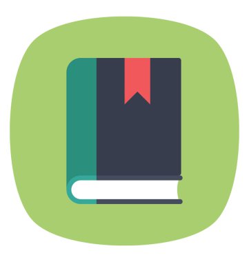 kapalı kitap, eğitim kavramı simge tasarım