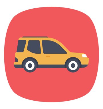 Düz simgesi tasarım coupe araba