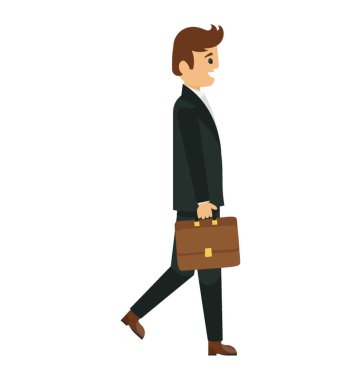 İşadamı karakter office tarzında 