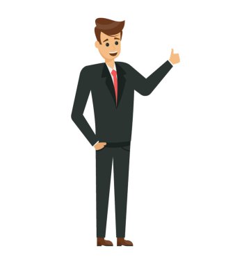 Yaşasın vazgeçmek mutlu işadamı 