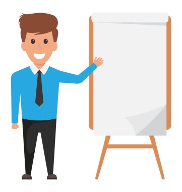 Bir gemide duran ve dolayısıyla sunum sürecinin betimleyen bilgi veren bir kurumun personel kişi.