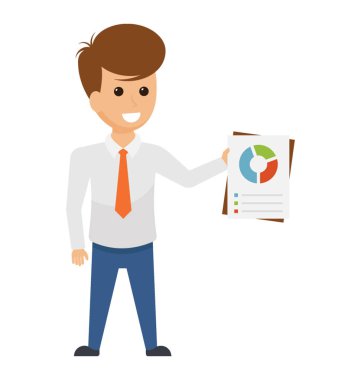 Bir takım lideri avatar graph grafiği, iş planı mimik stopaj