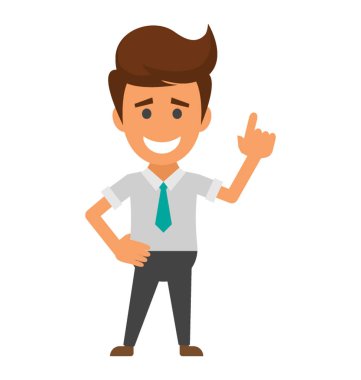 Kazanan bir hareketle hareket mutlu bir iş adamı .