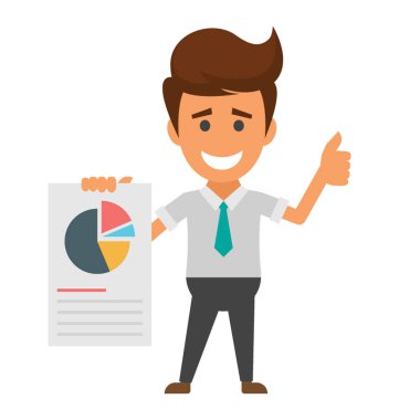 Analitik veriler, rapor pazarlama ile kişi ile bir pano