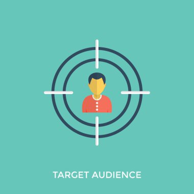 Hedef kitle temsil eden odak bir erkek avatar