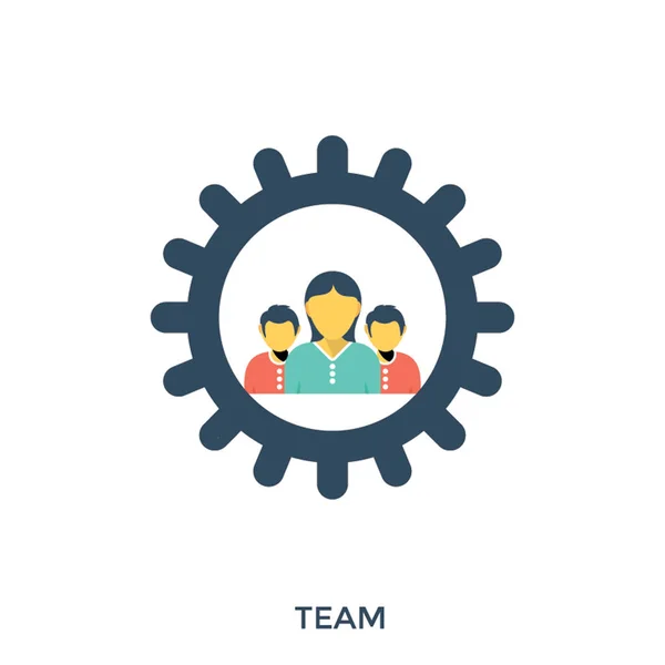 Grupo Personas Representadas Por Avatares Que Muestran Concepto Equipo Negocios — Vector de stock