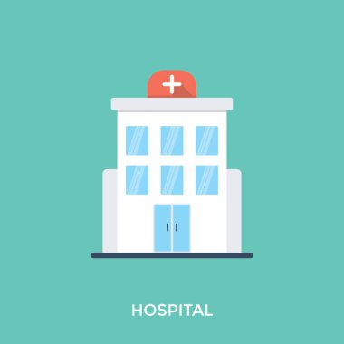 Bir hastane Binası bir mimari tasarım