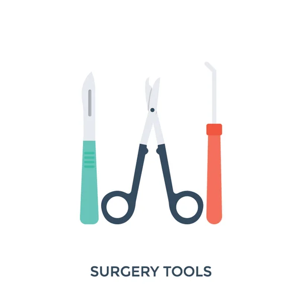 Instrumentos Básicos Cirugía Oral — Vector de stock