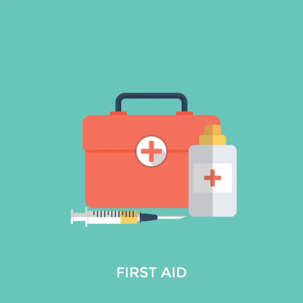 First aid kit symbolising medical treatment