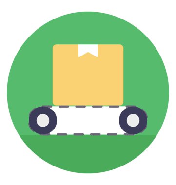 Elektrik iletim ağır paketleri ile inanılmaz bir simge üzerinde yer alan