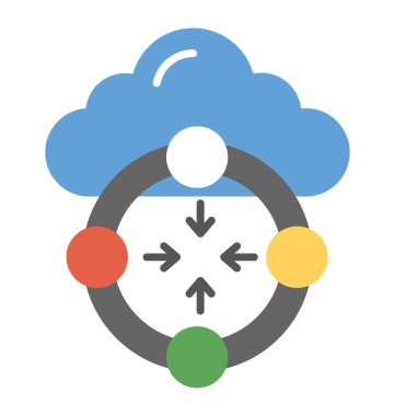 bulut hesaplama ağı diyagramı 