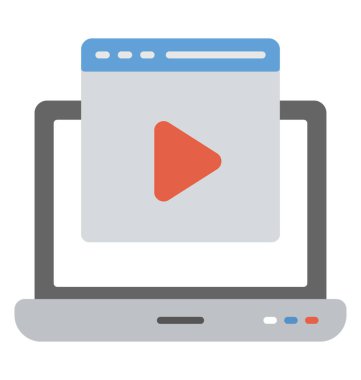 Web sayfası ile video ve oyuncu, video pazarlama