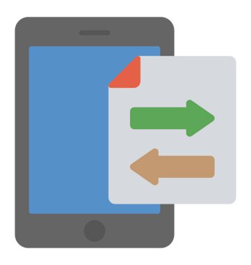 Mobil veri değişimi. Veri dönüşüm süreci 