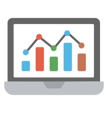 Bir Web sitesi kontrol paneli, grafik Analytics online sunum