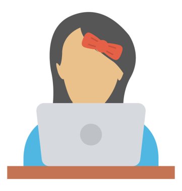 Bir kız için en iyi tatil arama bir dizüstü bilgisayarda tatil gezileri.