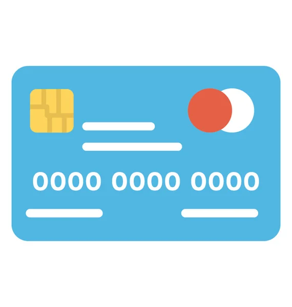Eine Chipkarte Zur Weltweiten Überweisung Und Transaktion Von Geld Die — Stockvektor