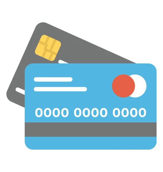 Eine Chipkarte Zur Weltweiten Überweisung Und Transaktion Von Geld — Stockvektor