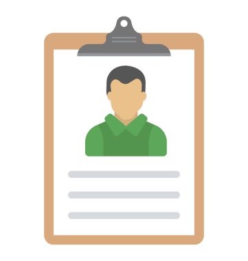 Bir belge ile Cv bayraklarında kişi fotoğraf