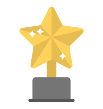 Bir altın yıldız ödülü kazanan için