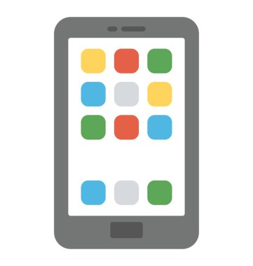 Mobil uygulaması, mobil cihazlar için görüntülenen menü için menü gösteren simge veya tablet cihaz 